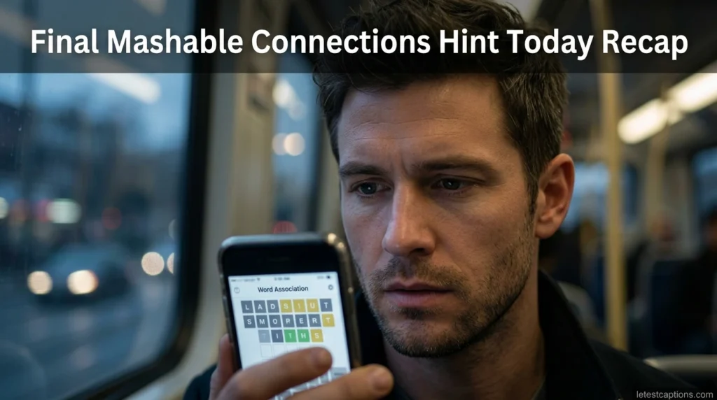 Final Mashable Connections Hint Today Recap