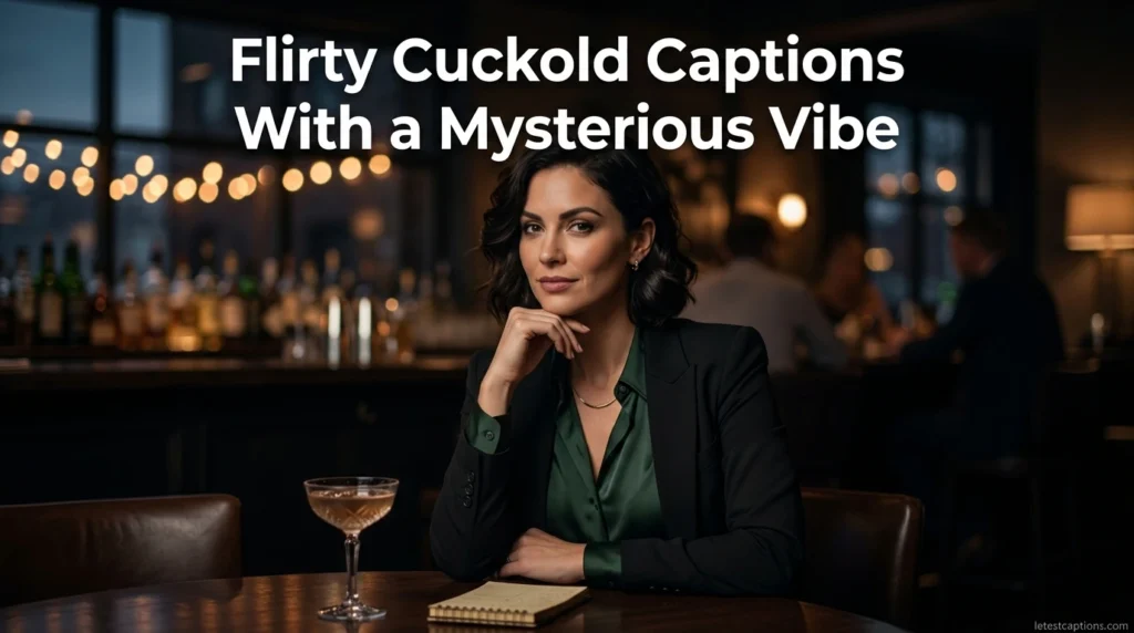 Flirty Cuckold Captions With a Mysterious Vibe