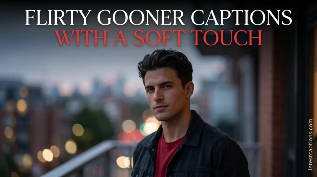 Flirty Gooner Captions With a Soft Touch