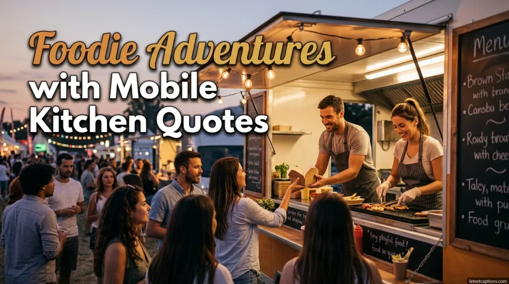 Foodie Adventures with Mobile Kitchen Quotes