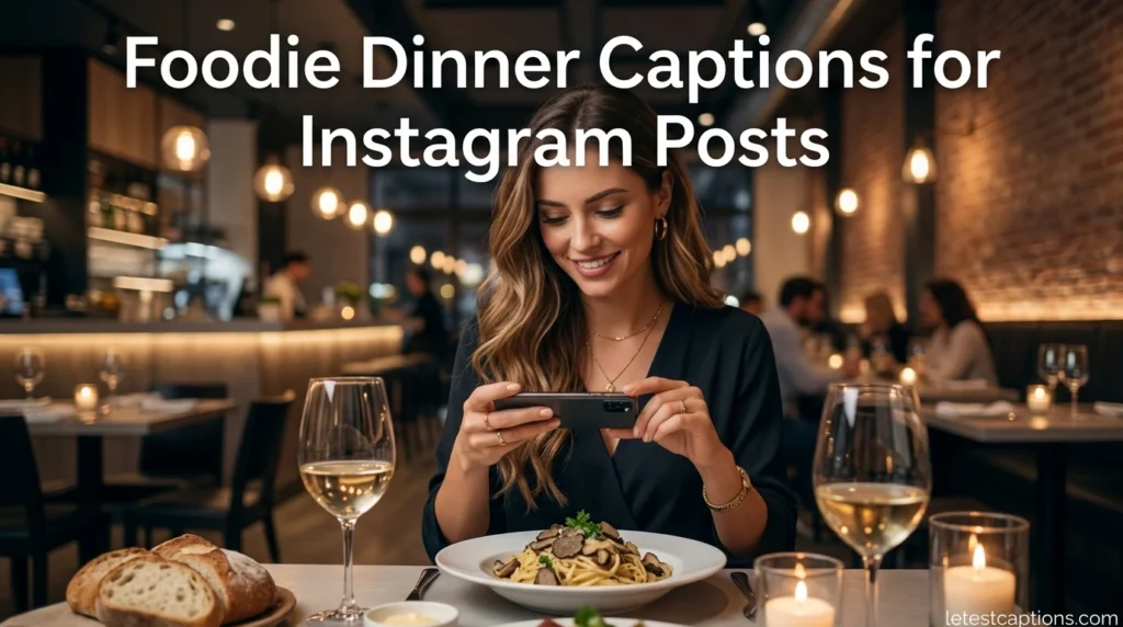 Foodie Dinner Captions for Instagram Posts