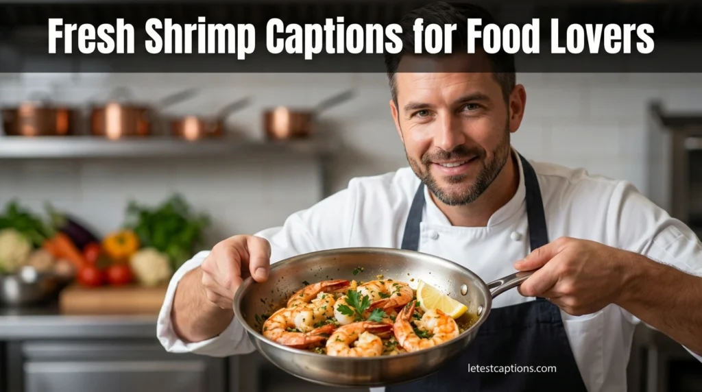 Fresh Shrimp Captions for Food Lovers