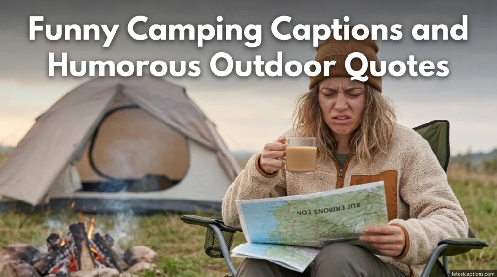 Funny Camping Captions and Humorous Outdoor Quotes
