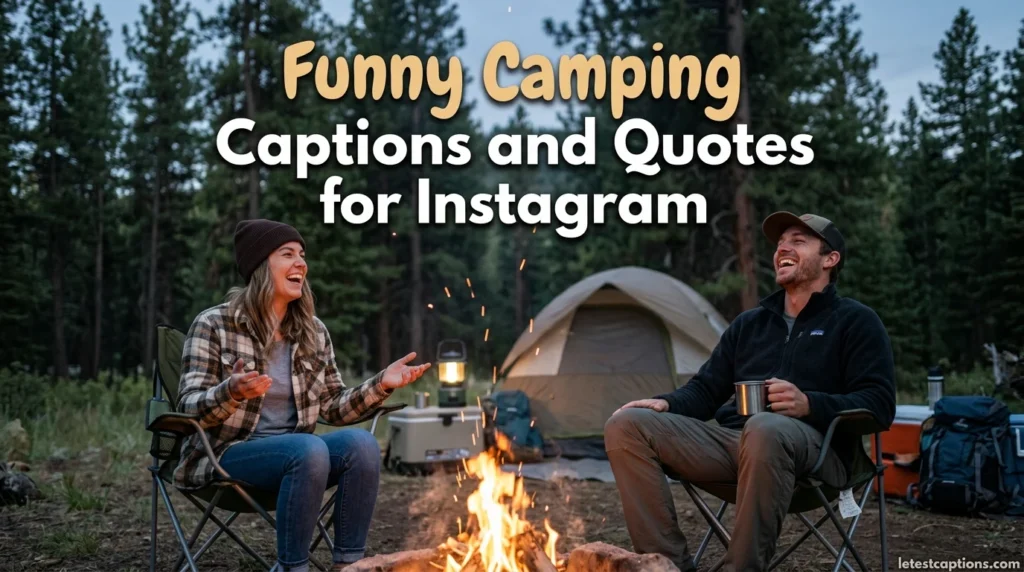 Funny Camping Captions and Quotes for Instagram