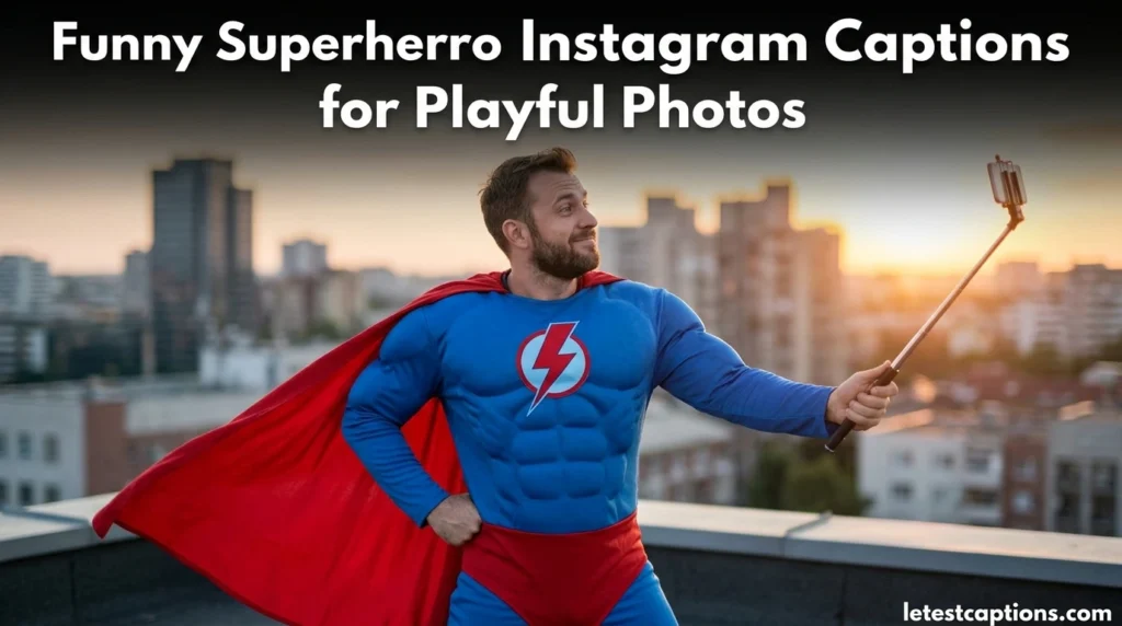 Funny Superhero Instagram Captions for Playful Photos