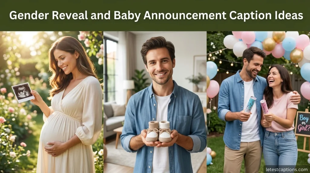 Gender Reveal and Baby Announcement Caption Ideas