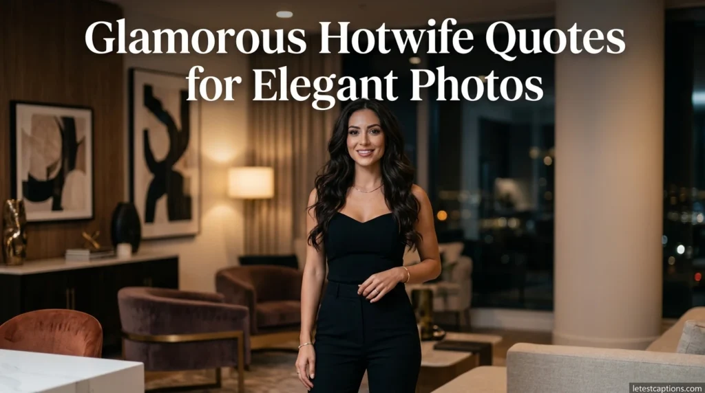Glamorous Hotwife Quotes for Elegant Photos