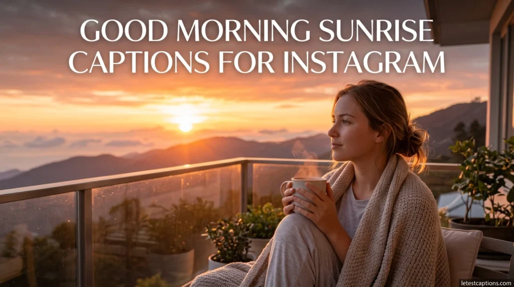 Good Morning Sunrise Captions for Instagram