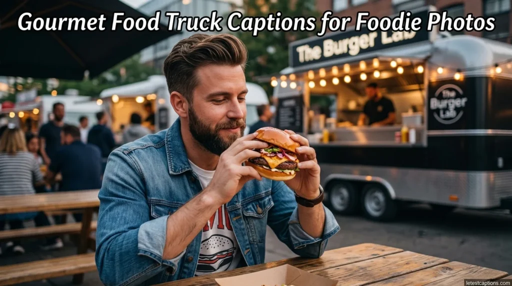Gourmet Food Truck Captions for Foodie Photos