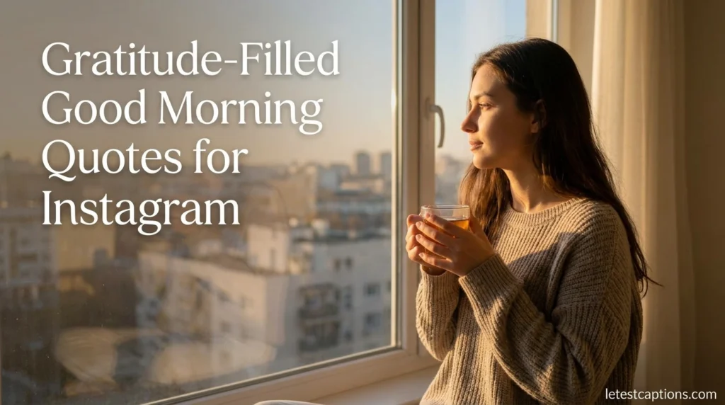 Gratitude-Filled Good Morning Quotes for Instagram