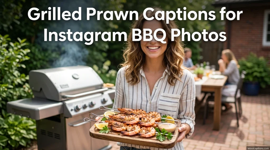 Grilled Prawn Captions for Instagram BBQ Photos