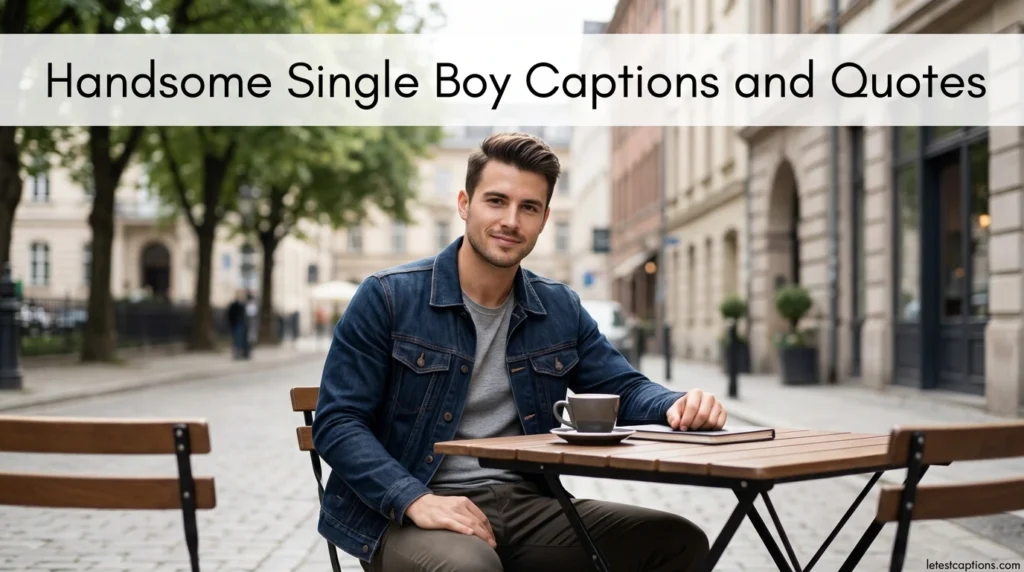 Handsome Single Boy Captions and Quotes