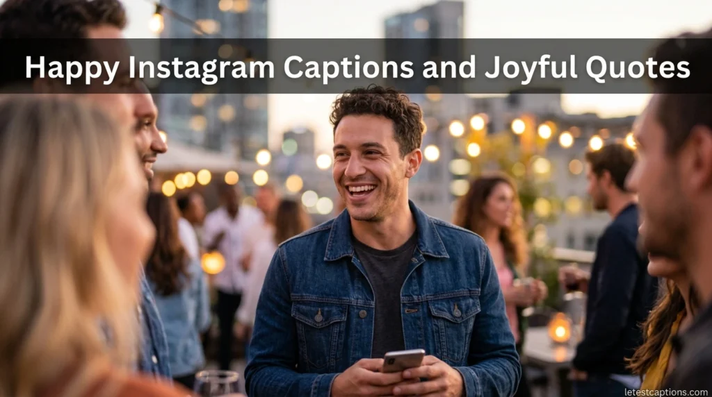 Happy Instagram Captions and Joyful Quotes
