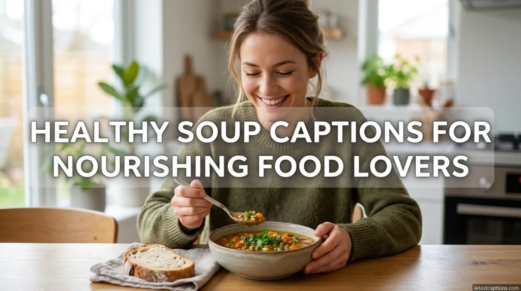 Healthy Soup Captions for Nourishing Food Lovers