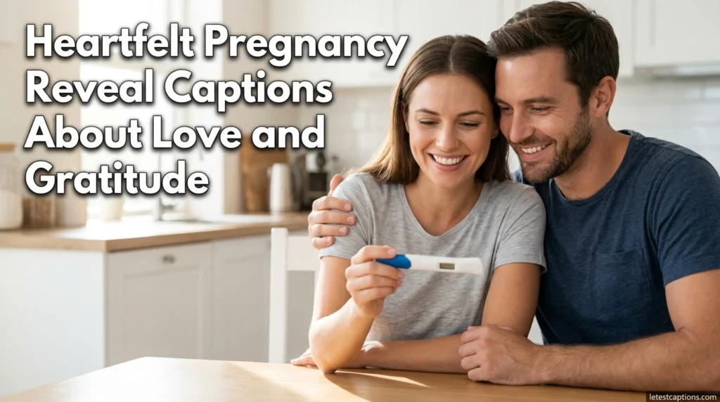 Heartfelt Pregnancy Reveal Captions About Love and Gratitude