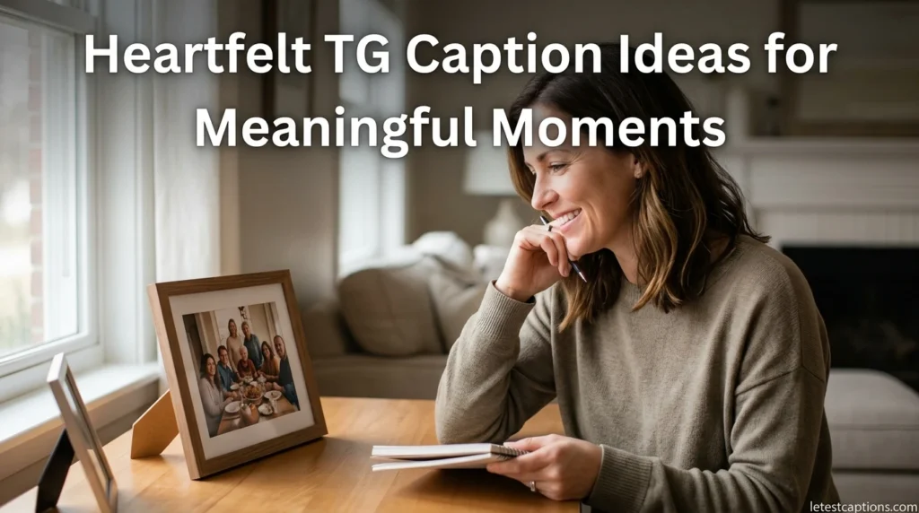Heartfelt TG Caption Ideas for Meaningful Moments