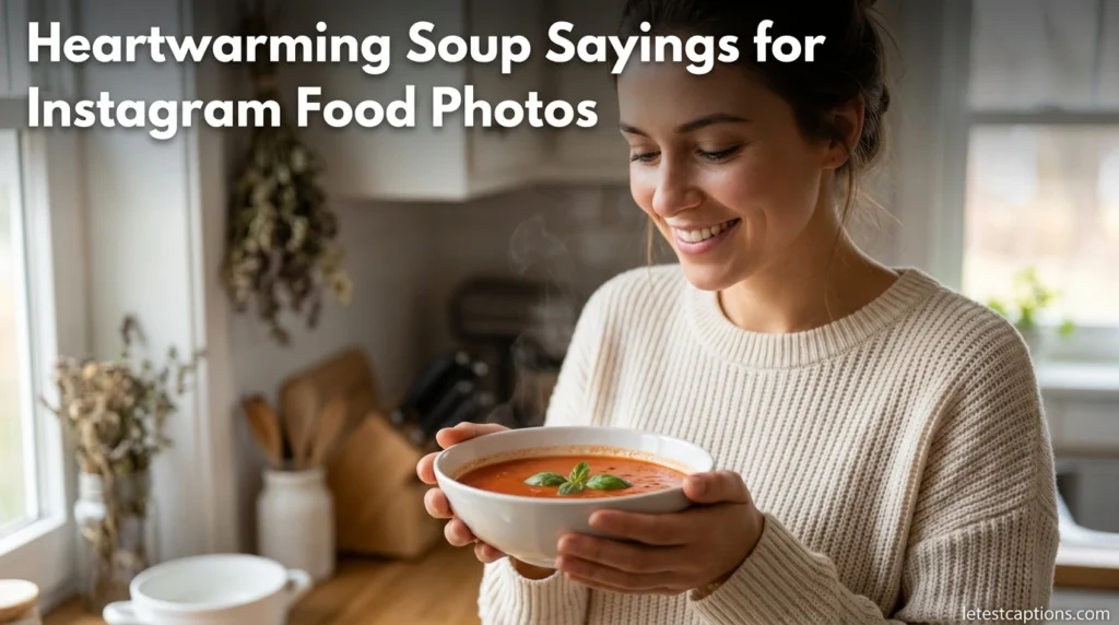 Heartwarming Soup Sayings for Instagram Food Photos