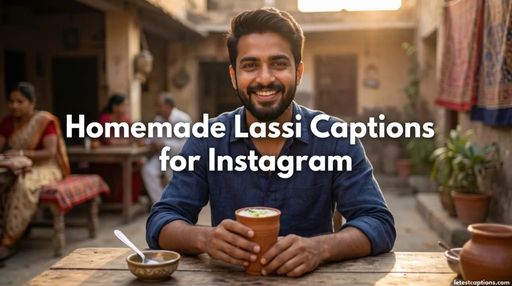 Homemade Lassi Captions for Instagram