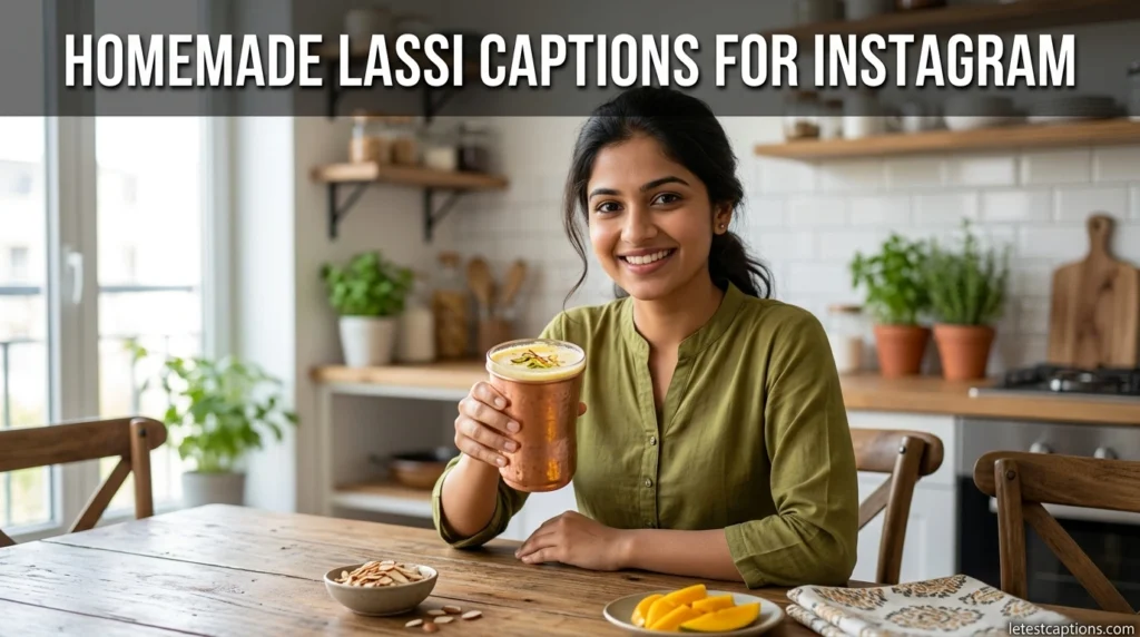 Homemade Lassi Captions for Instagram