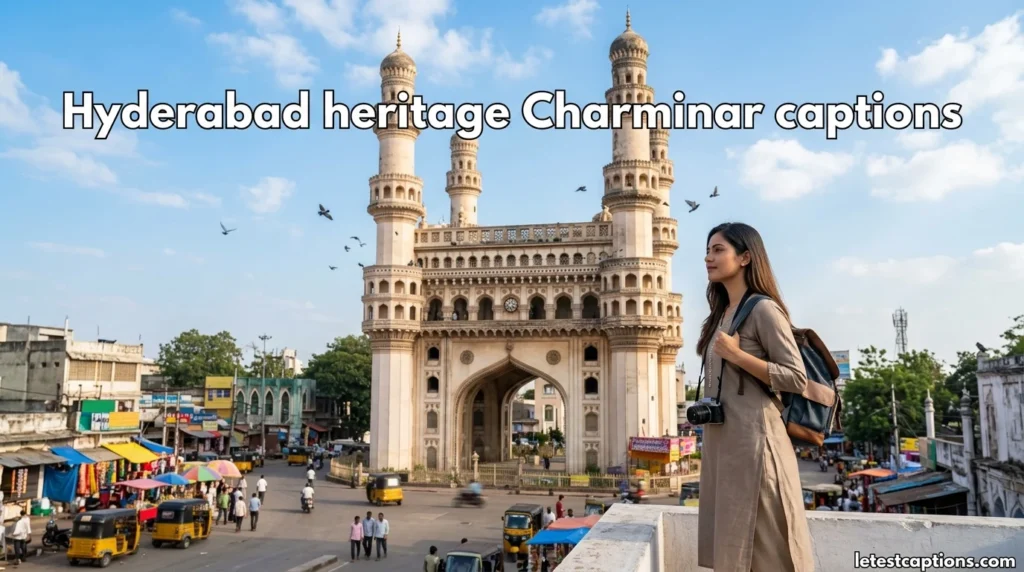 Hyderabad heritage Charminar captions