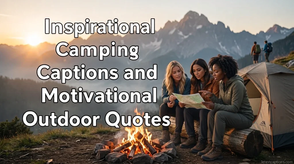 Inspirational Camping Captions and Motivational Outdoor Quotes