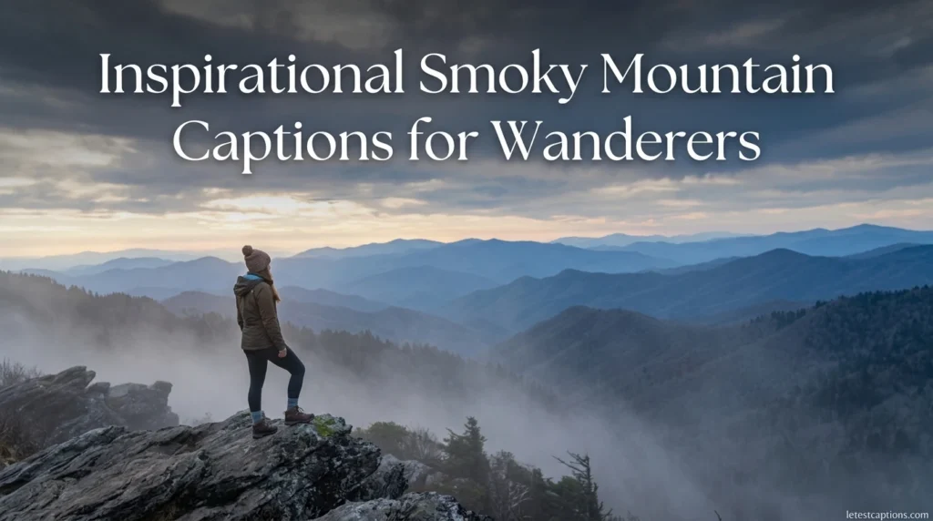 Inspirational Smoky Mountain Captions for Wanderers