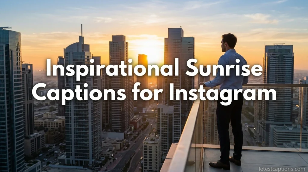 Inspirational Sunrise Captions for Instagram