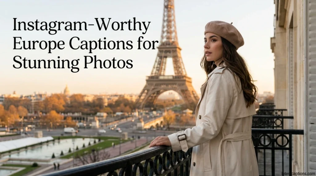 Instagram-Worthy Europe Captions for Stunning Photos