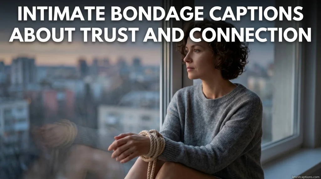 Intimate Bondage Captions About Trust and Connection