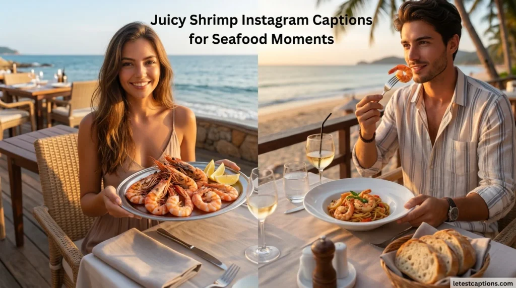 Juicy Shrimp Instagram Captions for Seafood Moments