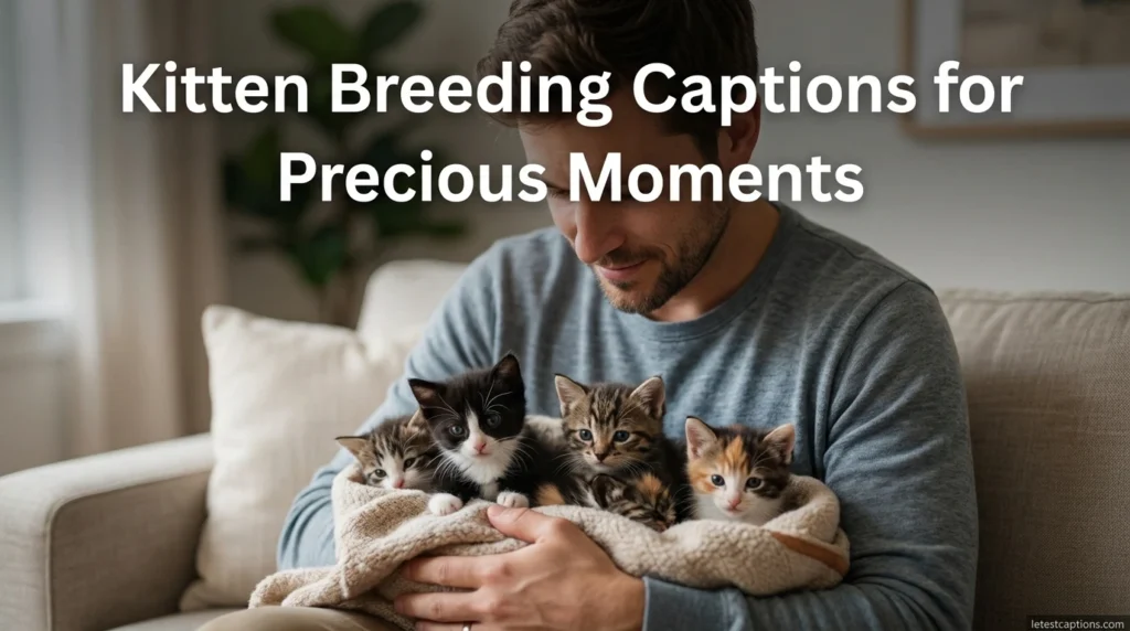 Kitten Breeding Captions for Precious Moments