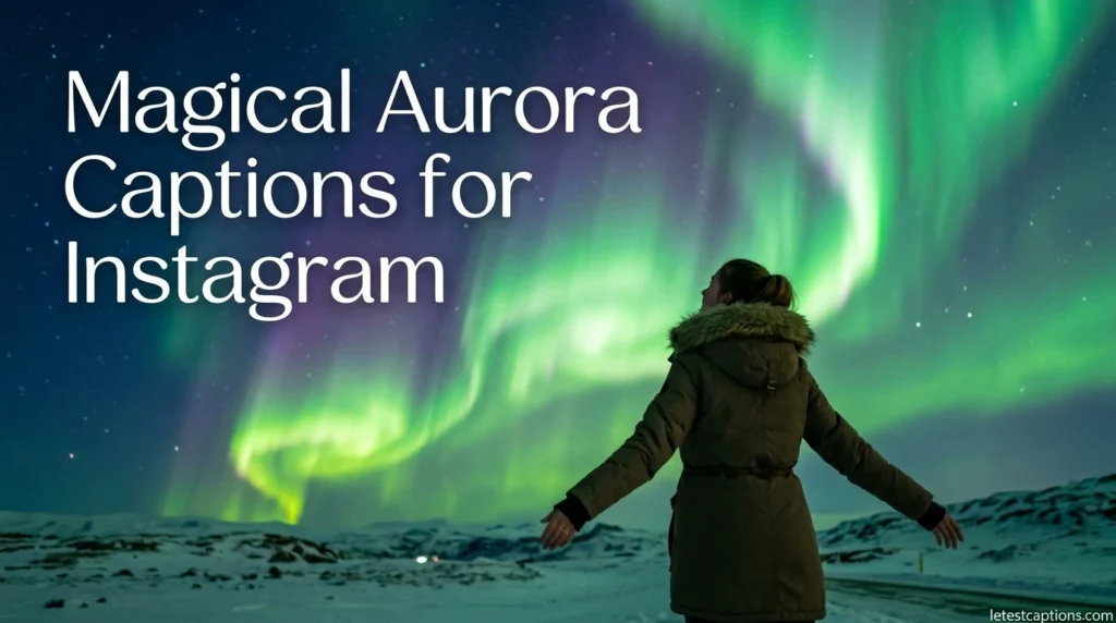 Magical Aurora Captions for Instagram