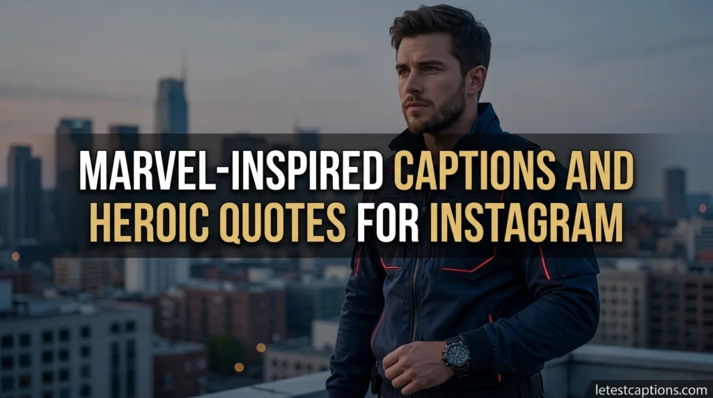 Marvel-Inspired Captions and Heroic Quotes for Instagram