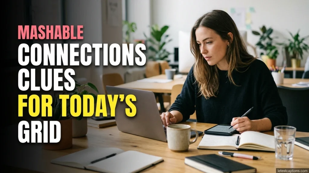 Mashable Connections Clues for Todayβs Grid