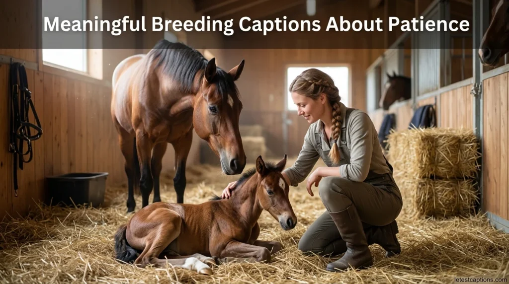Meaningful Breeding Captions About Patience