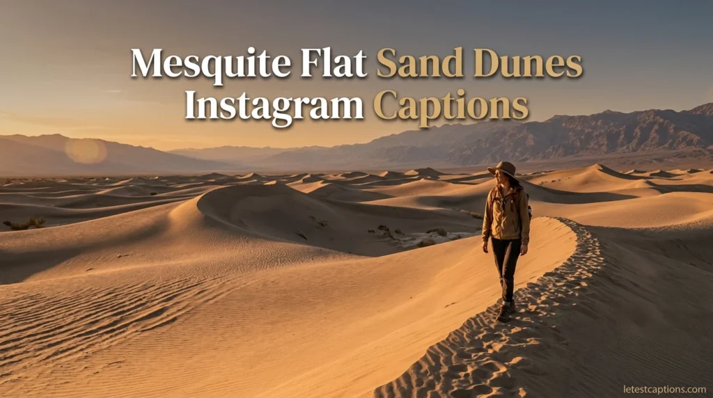 Mesquite Flat Sand Dunes Instagram Captions