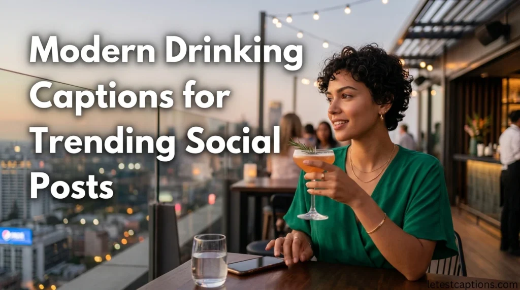 Modern Drinking Captions for Trending Social Posts
