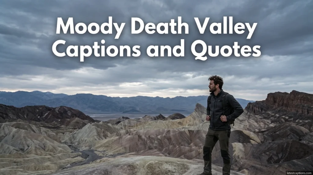 Moody Death Valley Captions and Quotes