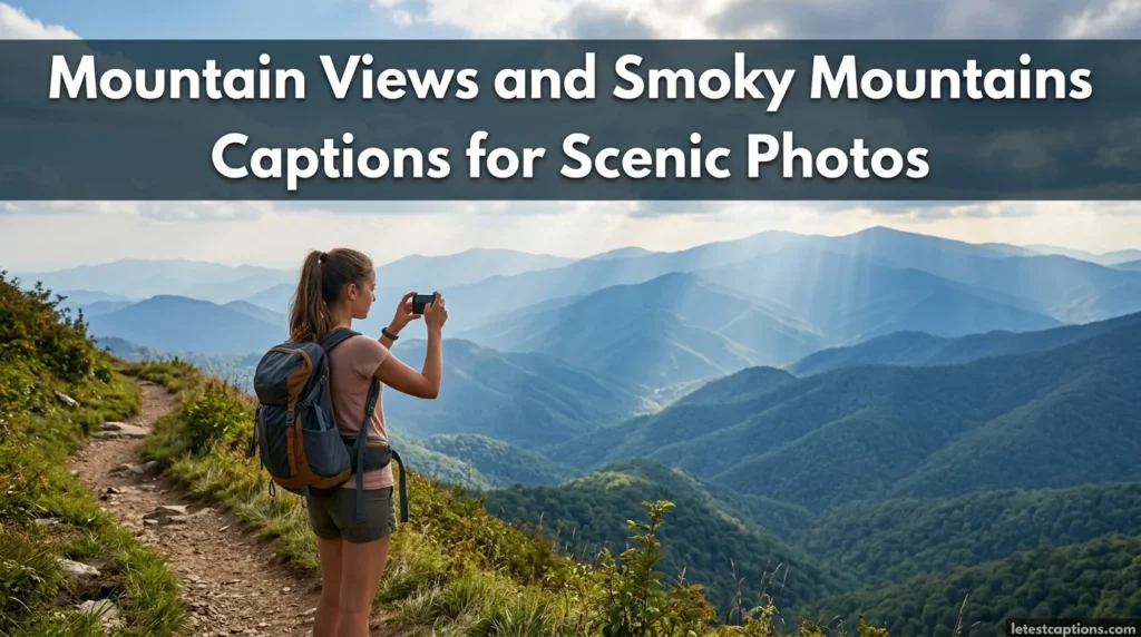 Mountain Views and Smoky Mountains Captions for Scenic Photos