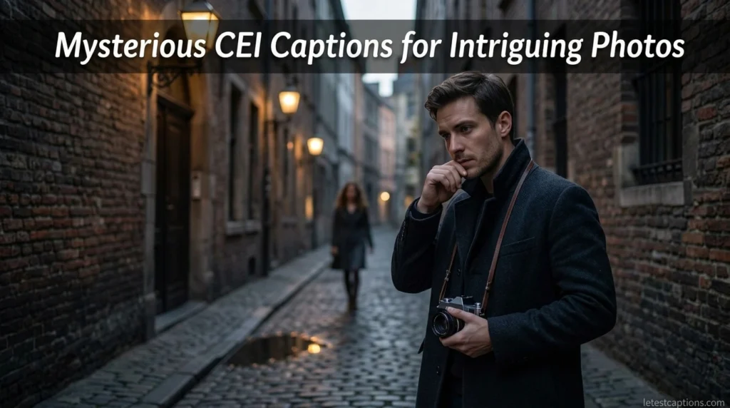 Mysterious CEI Captions for Intriguing Photos