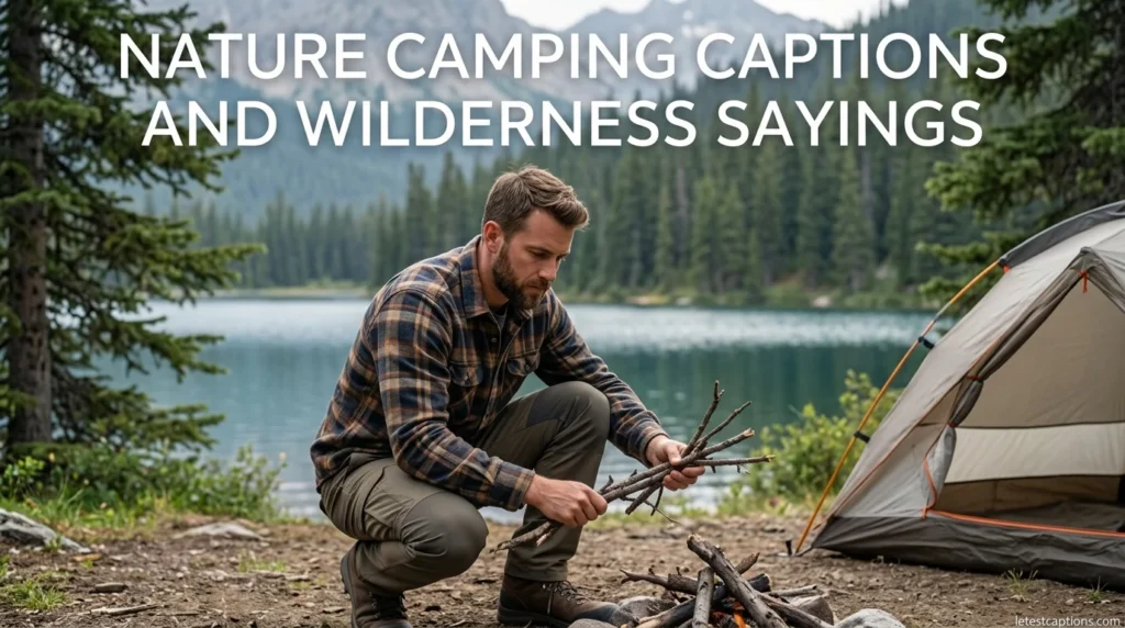 Nature Camping Captions and Wilderness Sayings