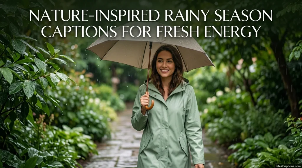Nature-Inspired Rainy Season Captions for Fresh Energy