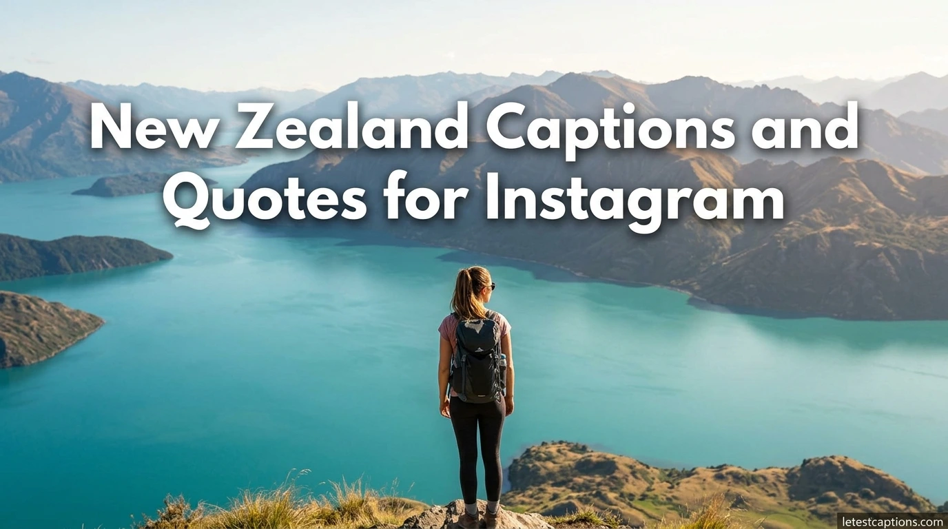 New Zealand Captions and Quotes for Instagram