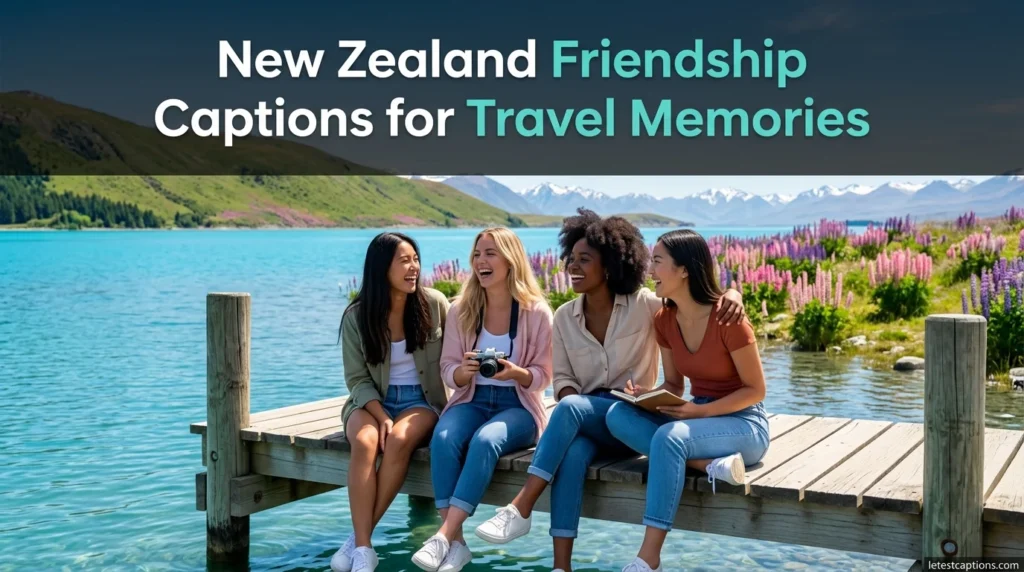 New Zealand Friendship Captions for Travel Memories