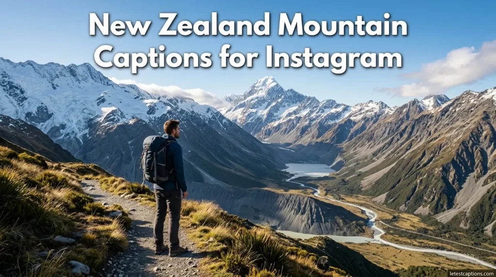 New Zealand Mountain Captions for Instagram