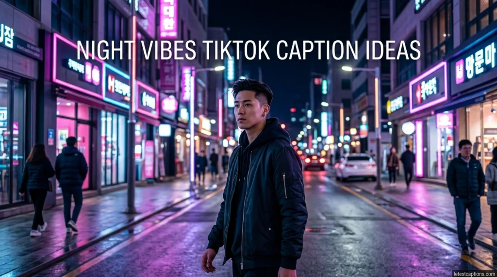 Night Vibes TikTok Caption Ideas
