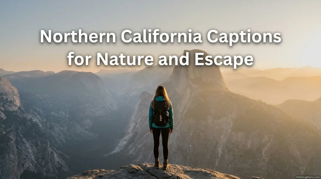Northern California Captions for Nature and Escape
