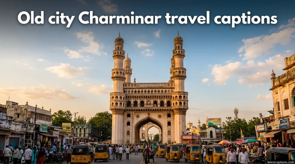 Old city Charminar travel captions