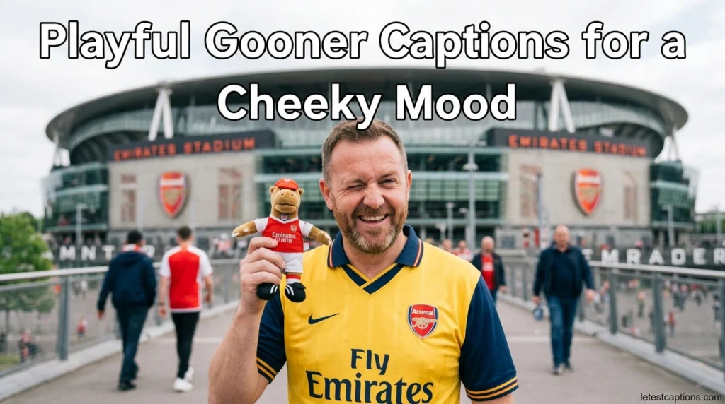 Playful Gooner Captions for a Cheeky Mood