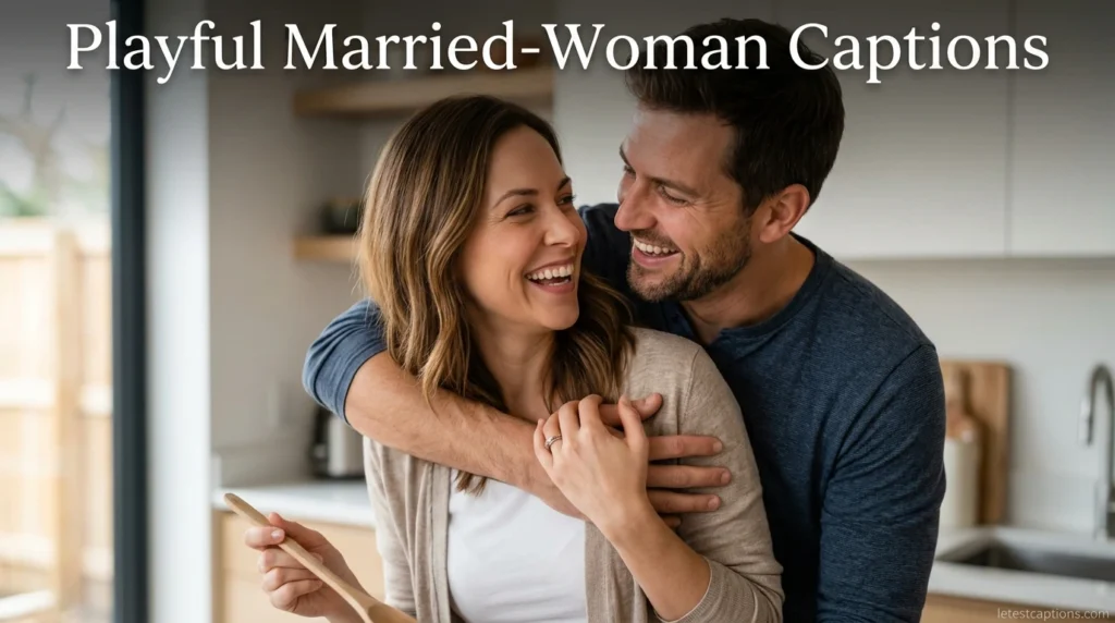 Playful Married-Woman Captions